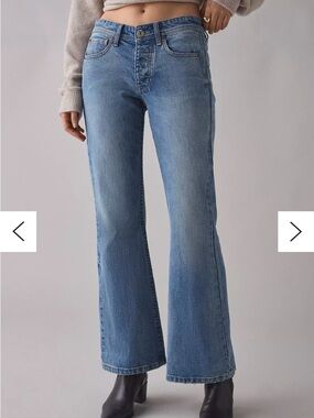 BDG Urban Outfitters High-Rise Light Blue Flare Jeans for Women 34x32 NWOT